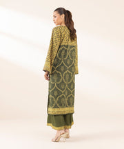 3 PIECE - EMBELLISHED SILK SUIT - Sapphire