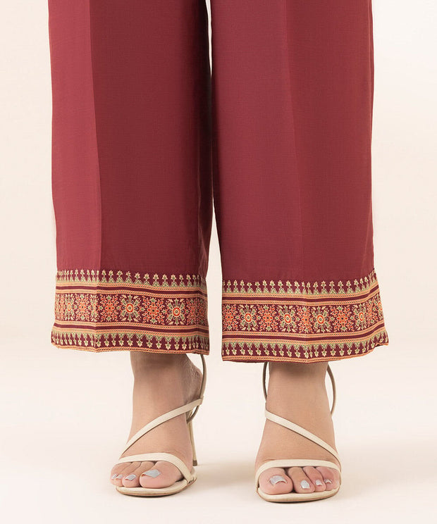 3 PIECE - EMBELLISHED SILK SUIT - Sapphire