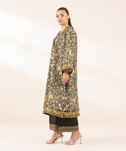 3 PIECE - EMBELLISHED SILK SUIT - Sapphire