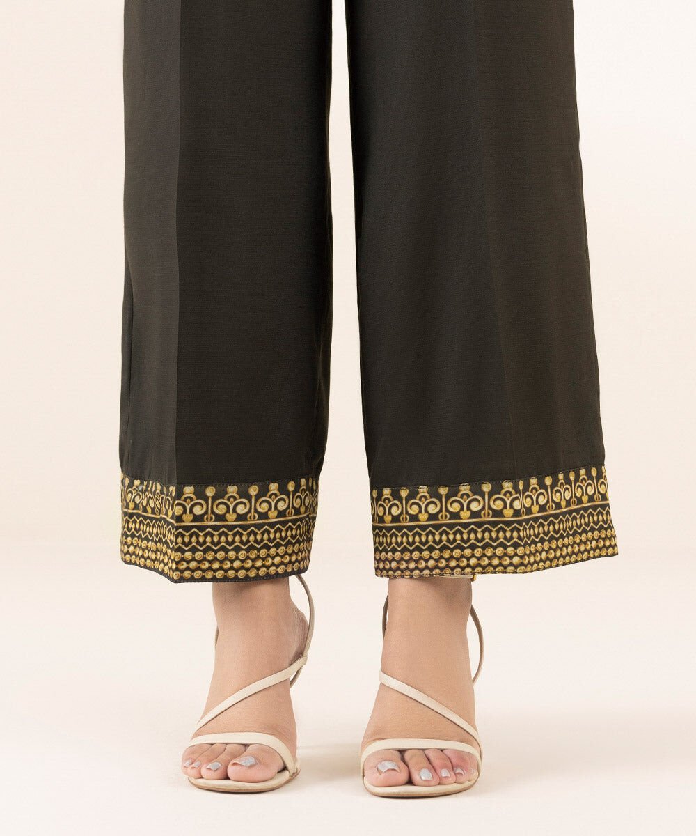 3 PIECE - EMBELLISHED SILK SUIT - Sapphire