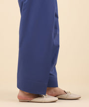 2 Piece Printed Cambric Suit - Sapphire