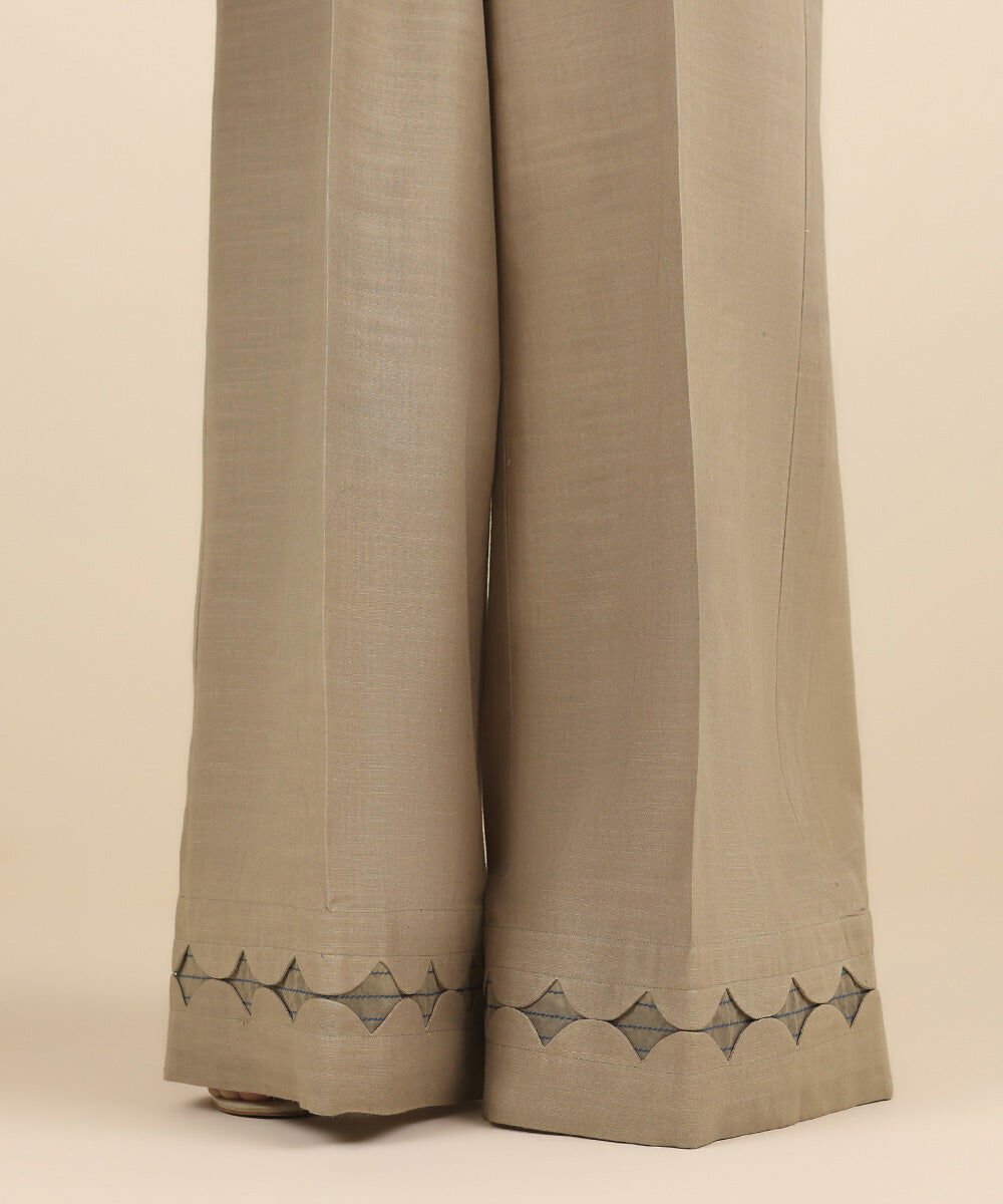 3 Piece Embroidered Cotton Jacquard Suit with Chiffon Dupatta