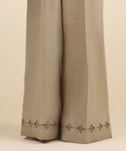 3 Piece Embroidered Cotton Jacquard Suit with Chiffon Dupatta
