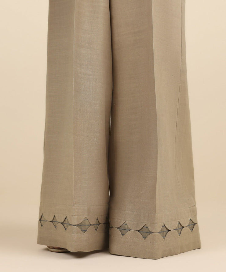 3 Piece Embroidered Cotton Jacquard Suit with Chiffon Dupatta