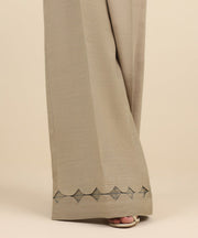 3 Piece Embroidered Cotton Jacquard Suit with Chiffon Dupatta