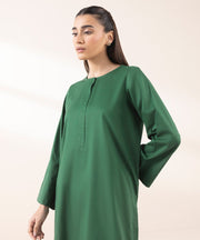 2 Piece Solid Cotton Viscose Suit