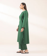 2 Piece Solid Cotton Viscose Suit