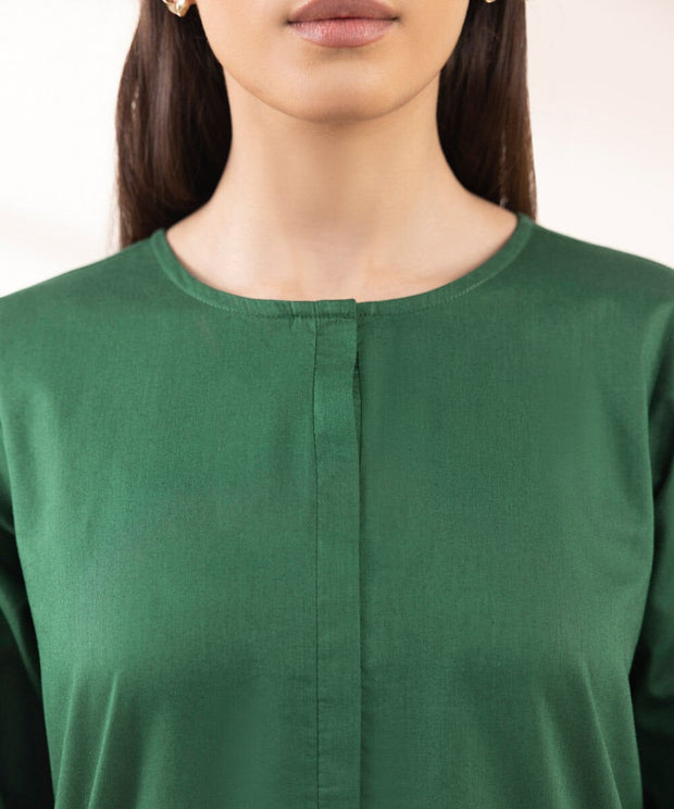 2 Piece Solid Cotton Viscose Suit