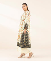 3 Piece Embellished Silk Suit - Sapphire