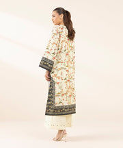 3 Piece Embellished Silk Suit - Sapphire
