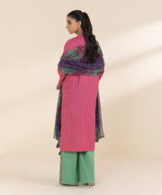 3 Piece Embroidered Lawn Suit - Sapphire