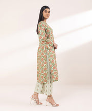 Printed Khaddar Shirt - Sapphire