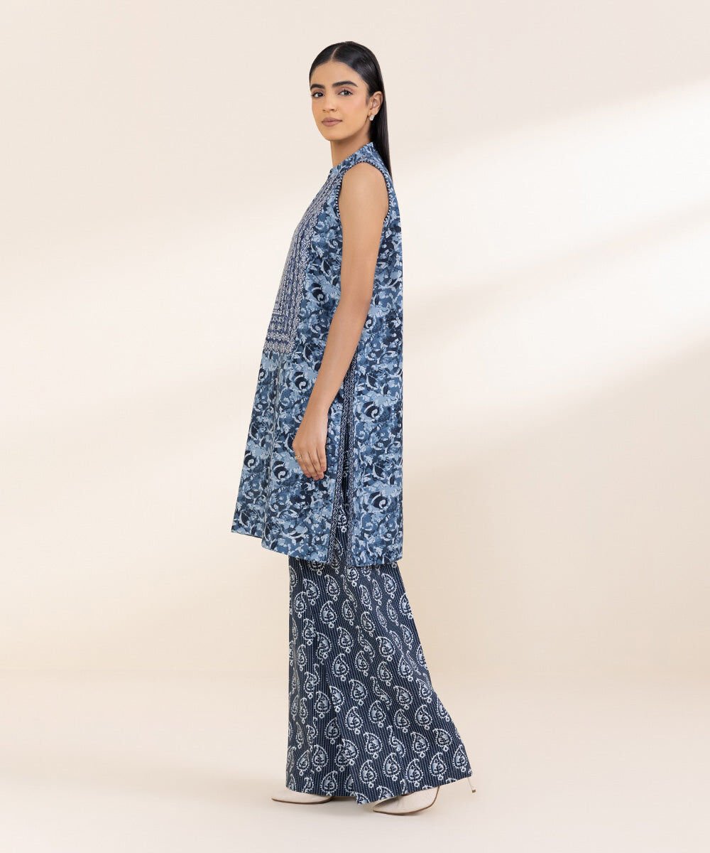 2 PIECE - EMBROIDERED KHADDAR SUIT