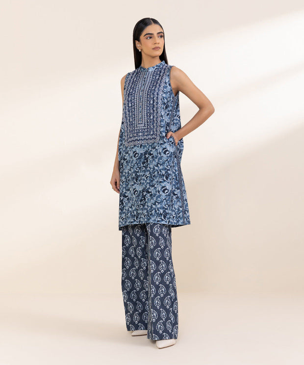 2 PIECE - EMBROIDERED KHADDAR SUIT