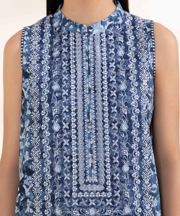 2 PIECE - EMBROIDERED KHADDAR SUIT