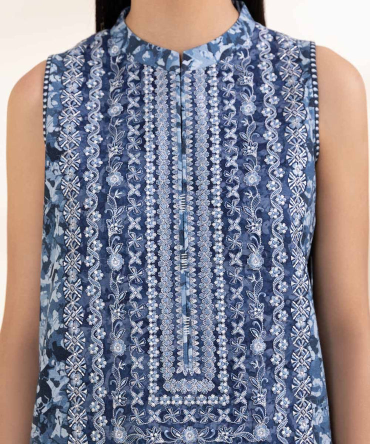 2 PIECE - EMBROIDERED KHADDAR SUIT