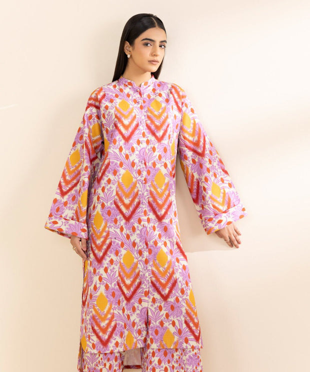 2 PIECE - PRINTED KHADDAR SUIT