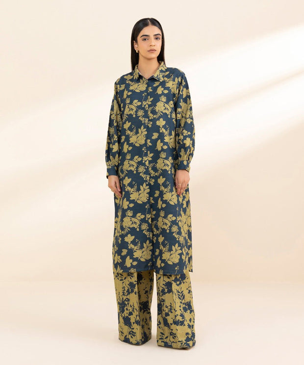 2 PIECE - PRINTED KHADDAR SUIT