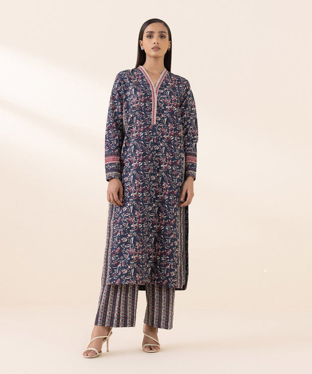 2 PIECE - PRINTED KHADDAR SUIT