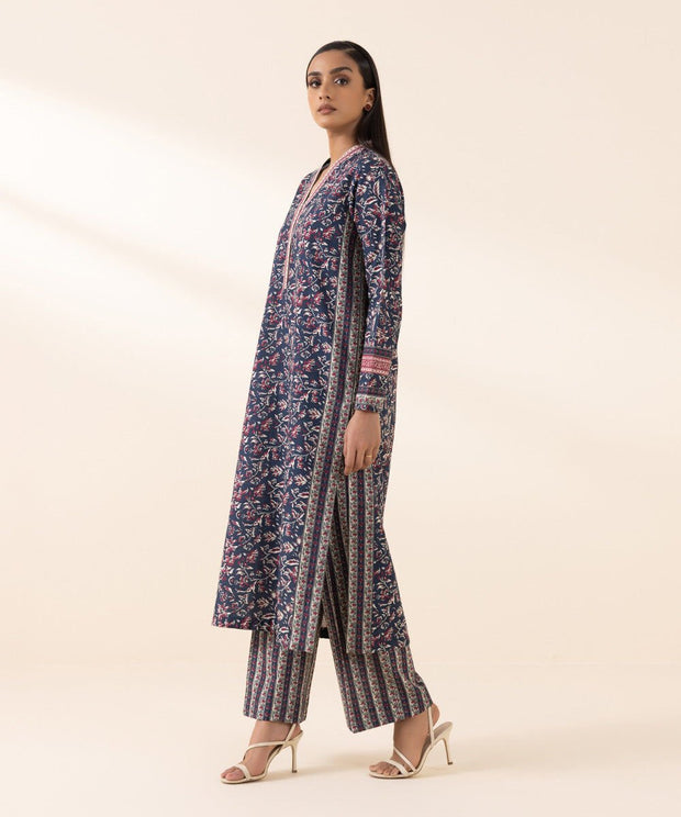 2 PIECE - PRINTED KHADDAR SUIT