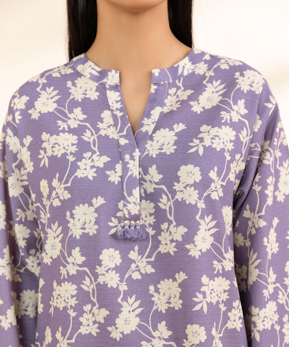 2 PIECE - EMBROIDERED KHADDAR SUIT