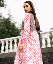 EMBROIDERED KARANDI FLARED SHIRT