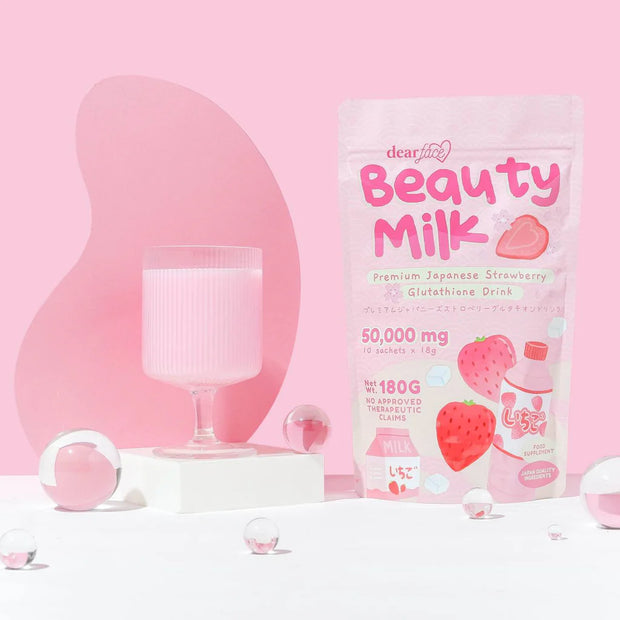 Dear Face Beauty Milk Japanese Collagen STRAWBERRY Drink