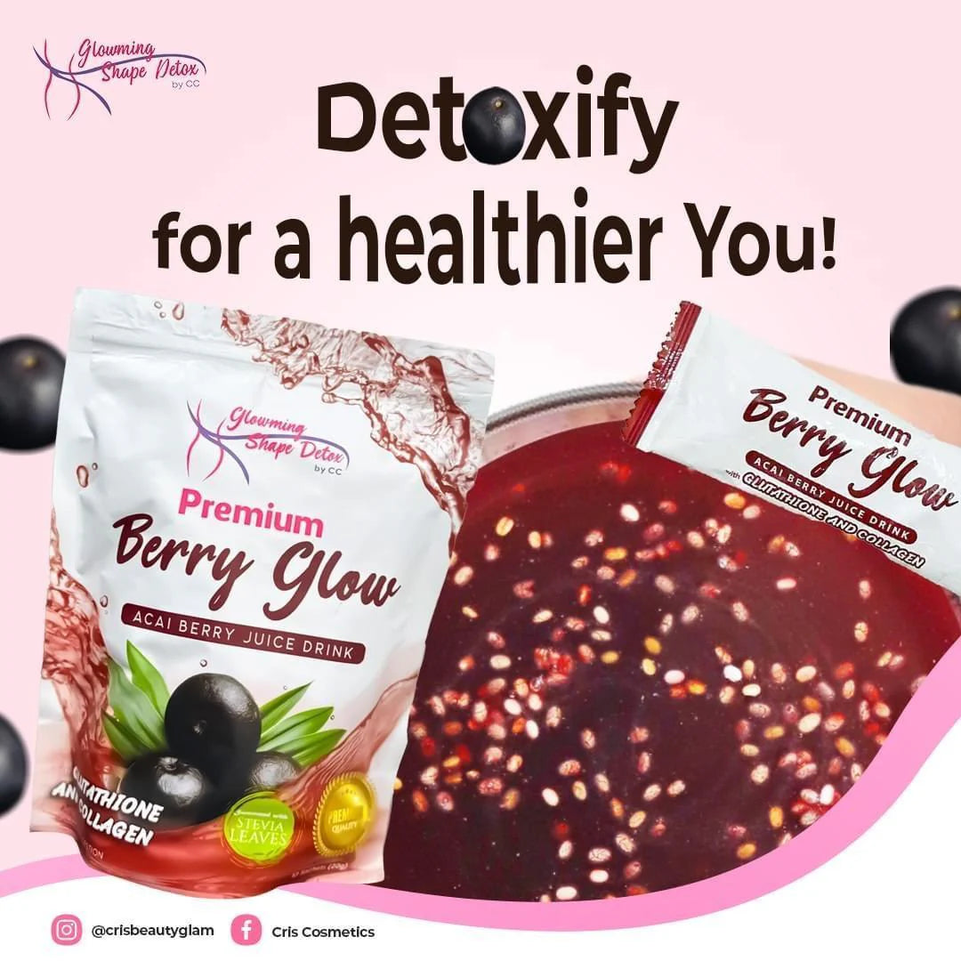 Glowming Shape Detox Premium Berry Glow Acai Berry Juice Drink