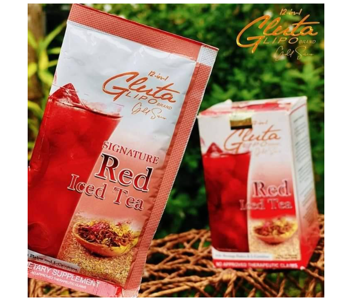 GLUTA LIPO GOLD SERIES RED ICED TEA 12 in 1