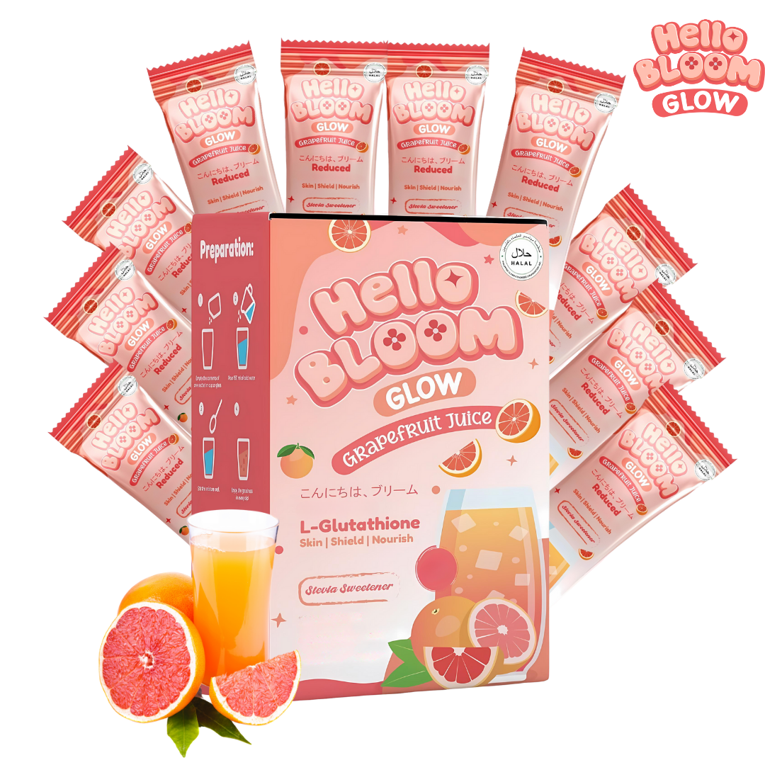 Hello BLOOM GLEAM Milky Melon Collagen Drink (10 Sachets)