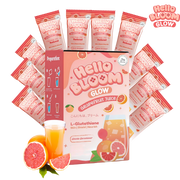 Hello BLOOM GLEAM ミルキーメロンコラーゲンドリンク（10袋）