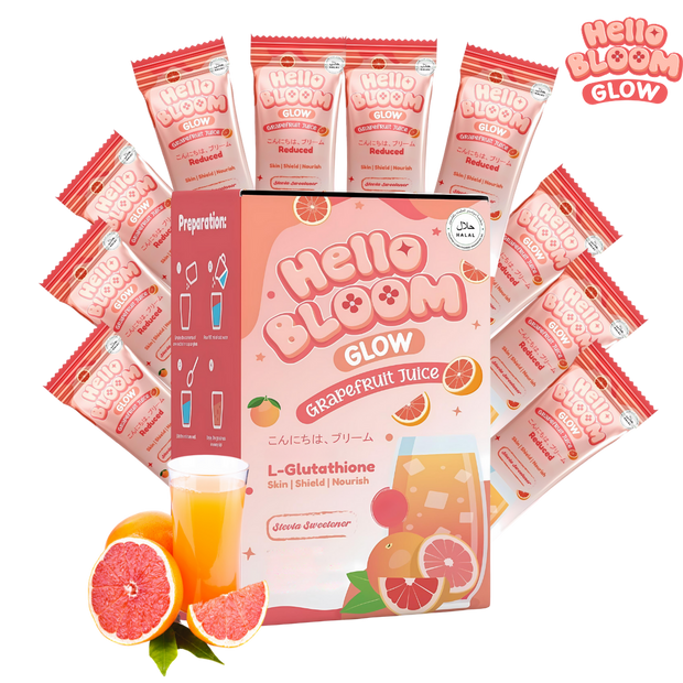 Hello BLOOM GLEAM ミルキーメロンコラーゲンドリンク（10袋）