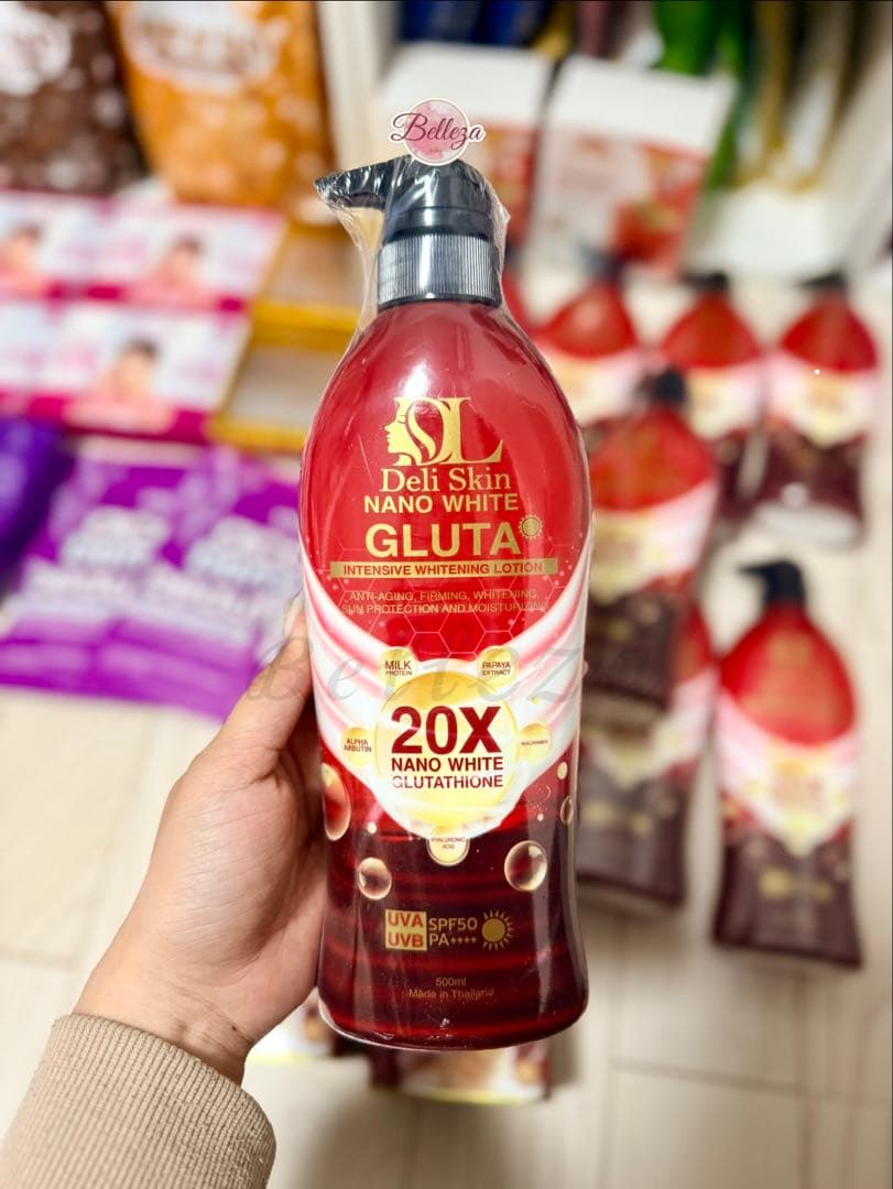 Deli Skin Nano White Gluta Intensive Whitening Lotion (500ml)