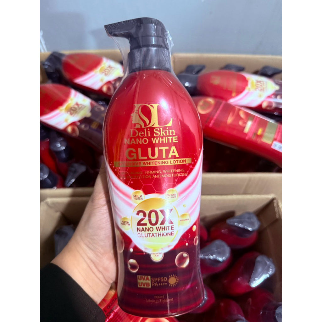 Deli Skin Nano White Gluta Intensive Whitening Lotion (500ml)