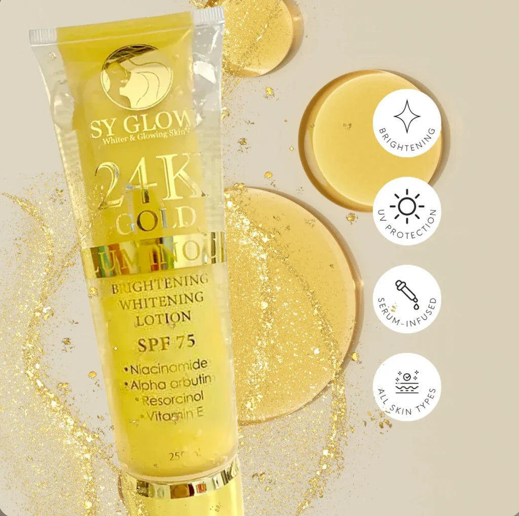 SY Glow 24K Gold Luminous Brightening & Whitening Lotion
