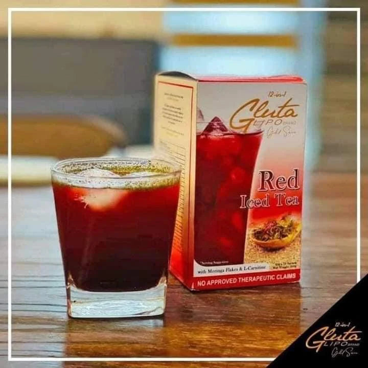 GLUTA LIPO GOLD SERIES RED ICED TEA 12 in 1