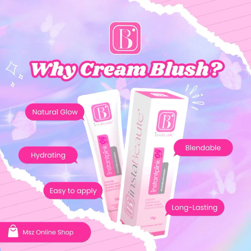InstaBeaute Instant Pink Blush Cream