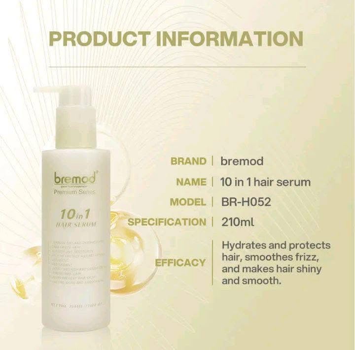 Bremod Performance Premium Series 10-in-1 Hair Cream Serum (210ml)