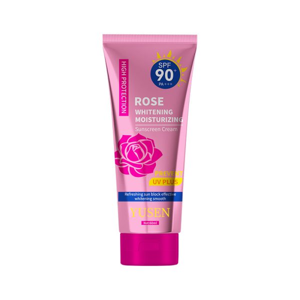 Rose Whitening Moisturizing Sunscreen Cream