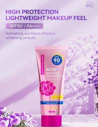 Rose Whitening Moisturizing Sunscreen Cream