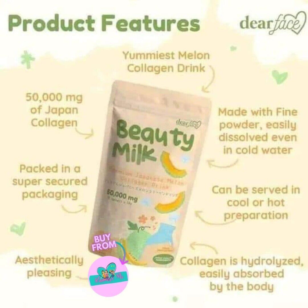 Dear Face Beauty Milk Japanese Collagen MELON Drink