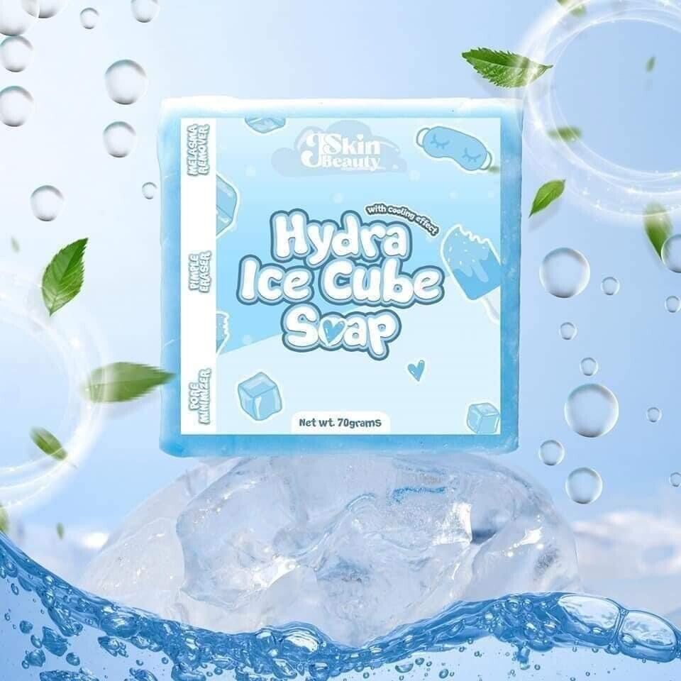 J Skin Beauty HYDRA ICE CUBE Soap 3 BARS 70g Each