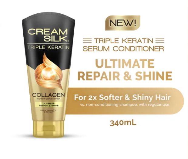 Triple Keratin Serum Conditioner Ultimate Repair & Shine