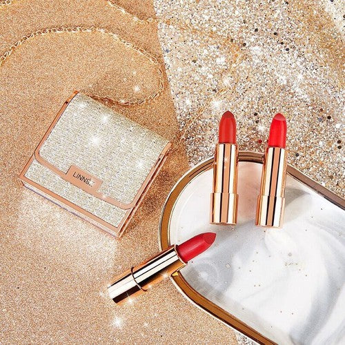 Lace Soft Mist Leather Bag Lipstick Kit